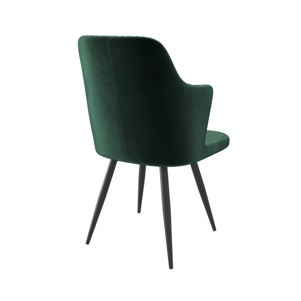 Стул FREDDY-R1 DARK GREEN DIVA 13 BK